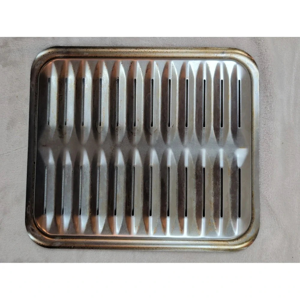 Vintage Stainless Steel Broiler Pan Insert‎ Replacement Tray Slotted 13x9 Inch